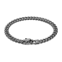 Bracciale Zancan Uomo Cubane in Argento ESB104-N - ESB104-N